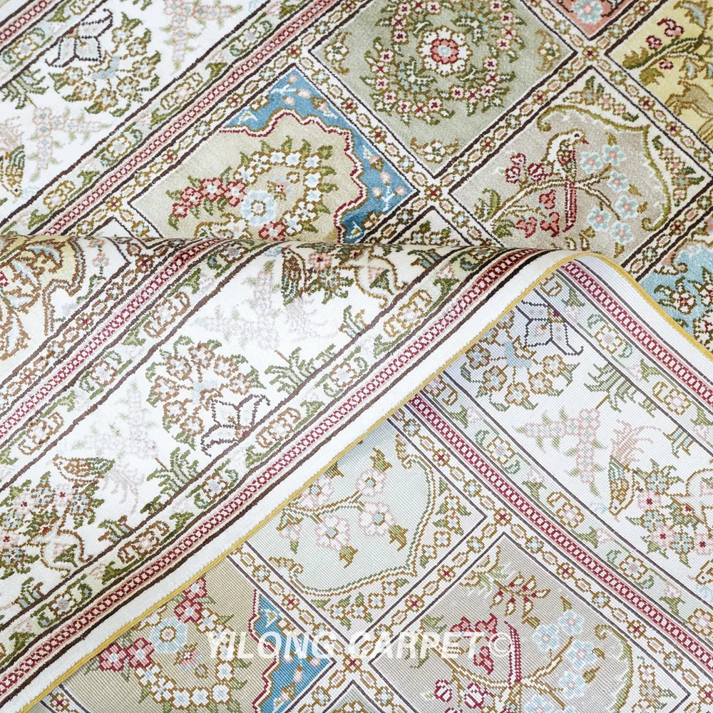 91x152cm Tabriz 카펫 유리한 실크 사계절 절묘한 도매 동양 양탄자 (LH855B)