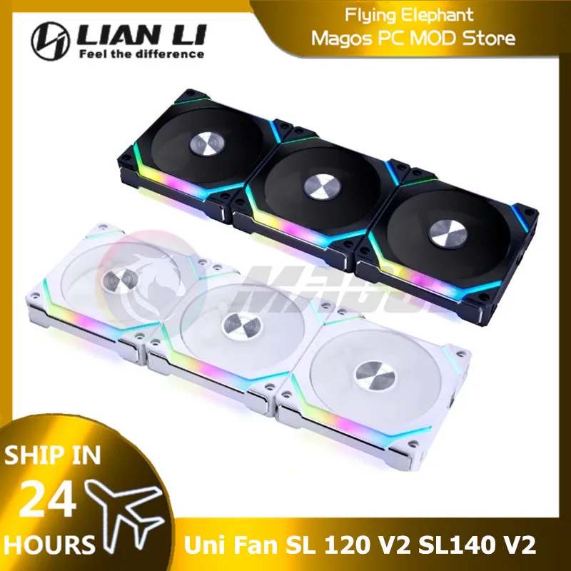 Lian Li Uni Fan Sl 120 V2 Sl140 V2 Upgrade Version Single Pack/3 Fans