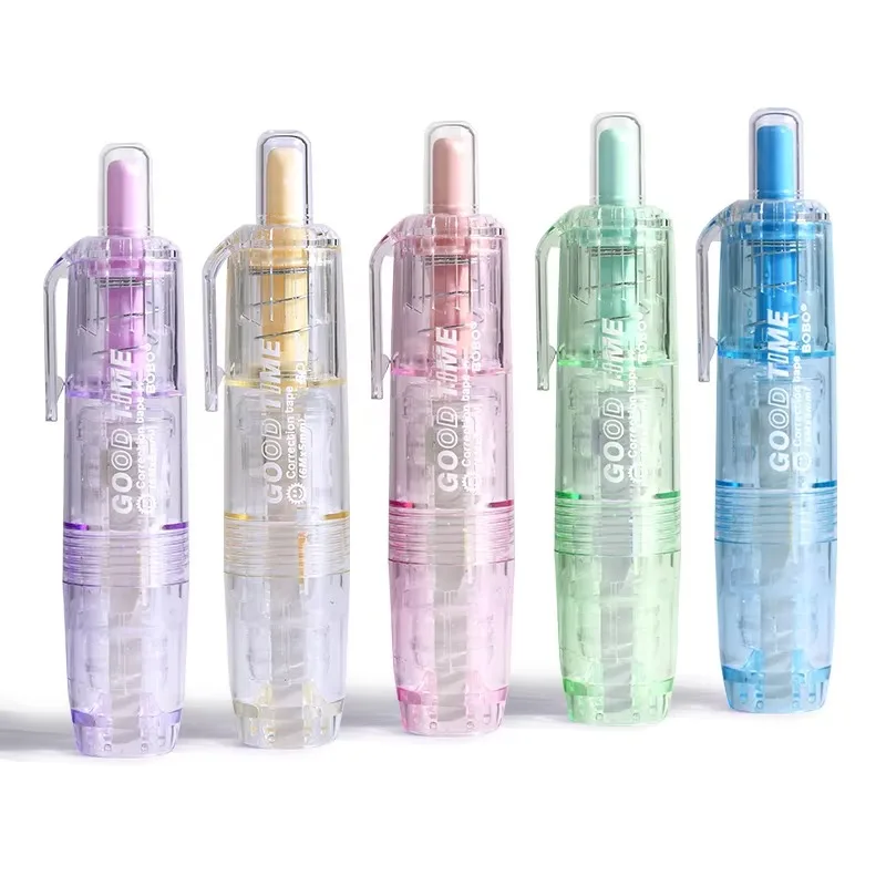Cute Korean Correction Tape for Students Whiteout Roller Pen Eraser School Supplies Stationery Office Writing Tool Durable Gift