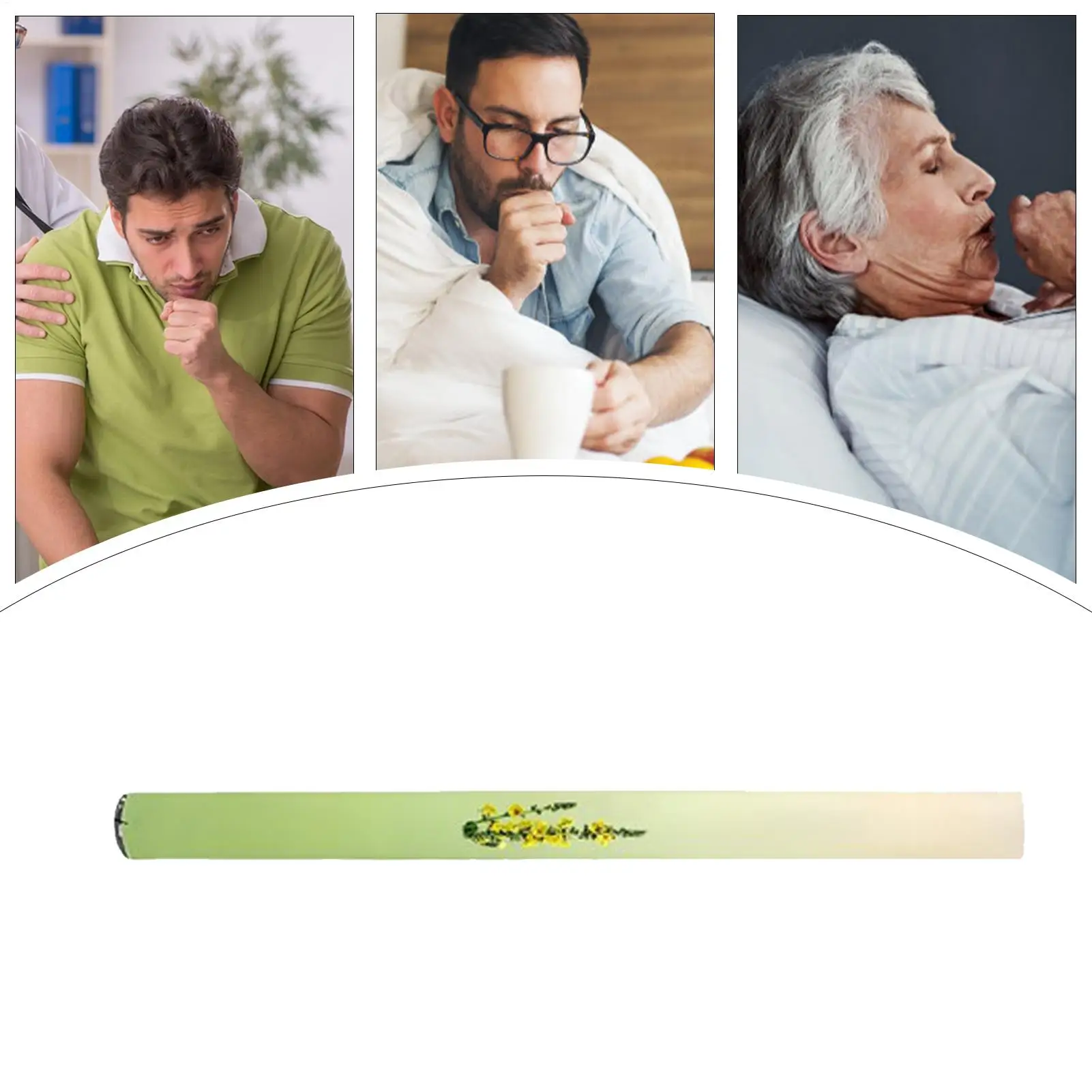 1PCS Lung Purifier Respiratory Health Nasal Stick Natural Lung Cleansing Aromatherapy Diffuser