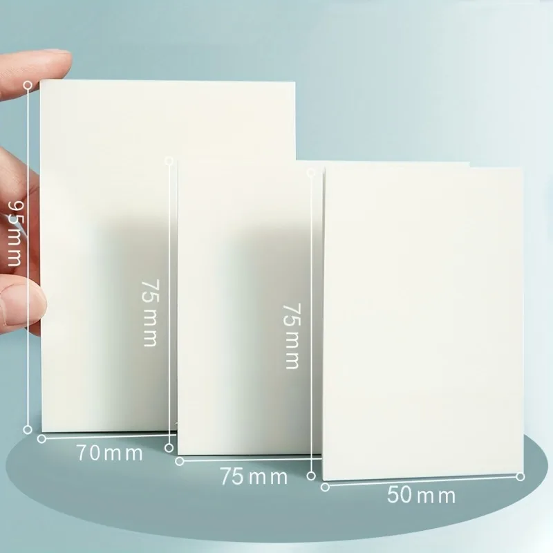 Transparent Waterproof Self-Adhesive Sticky Note Pads - 50 Sheets, Ideal