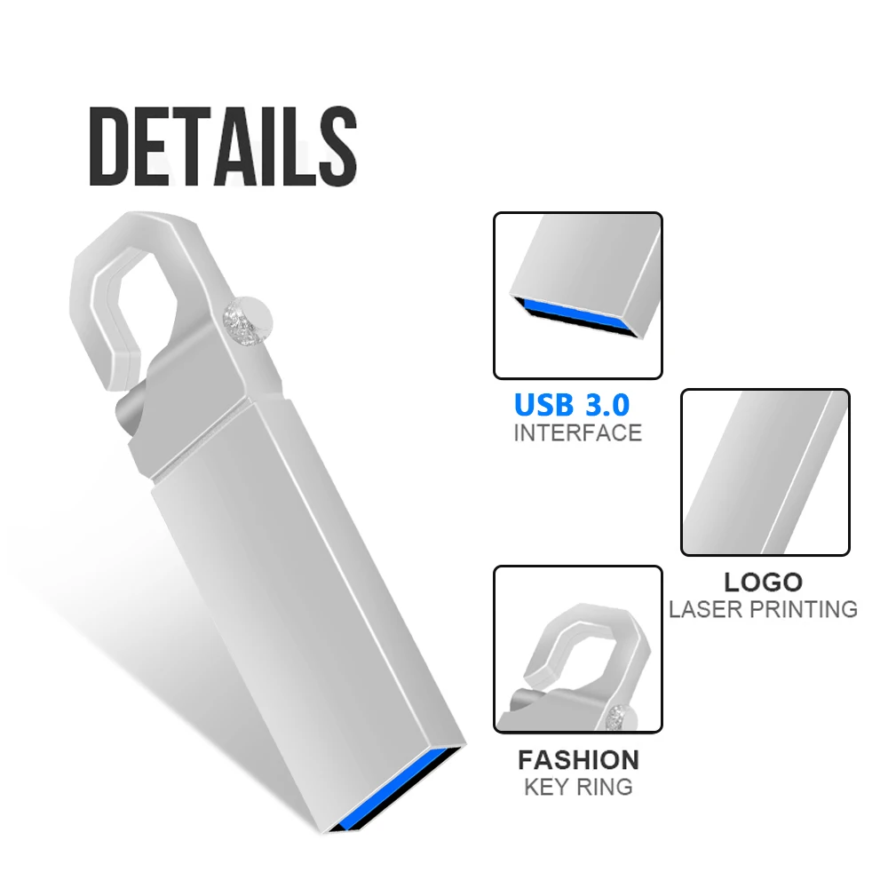 방수 USB 플래시 드라이브, 3.0 메모리 스틱 선물, 64G, 32GB, 펜드라이브, 16g, 8G, 128G, 50 개/로트