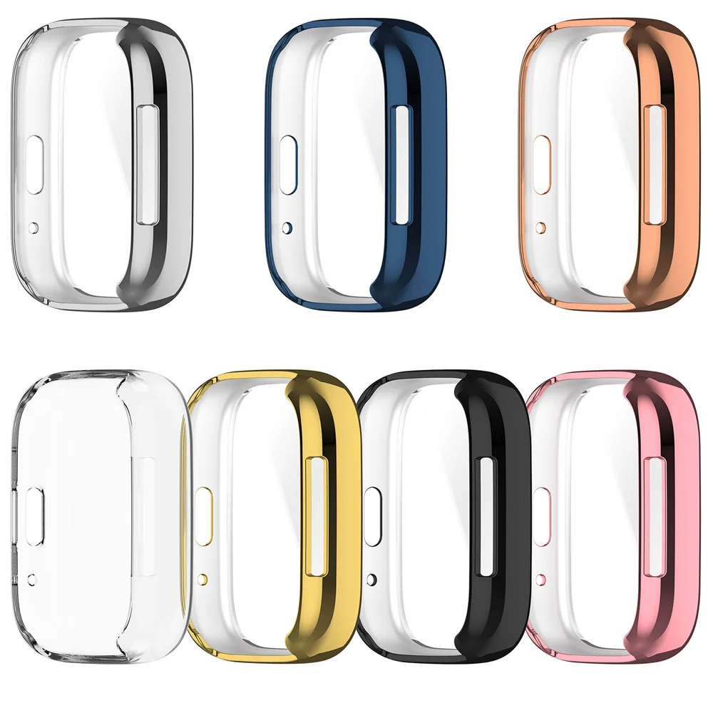 Enhanced Protective TPU Case for Xiaomi Redmi Watch 3 Active - Full Screen Protector Cover and Shell Accessories