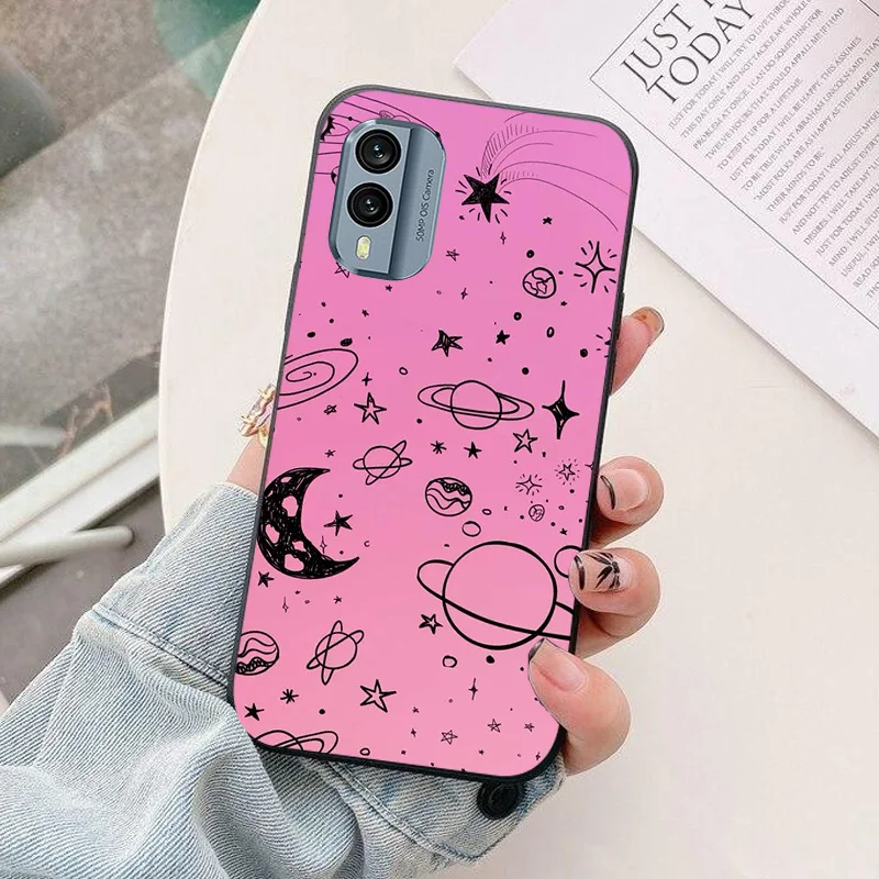 Astronaut Black Silicone Soft TPU Protective Phone Case - Premium Back Shell Coque