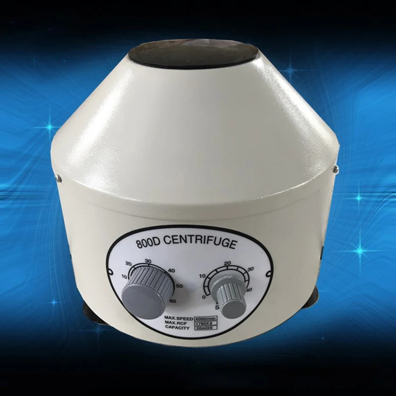 Portable Centrifuge Machine 4000rpm 20ml x 6 Tubes for Laboratory