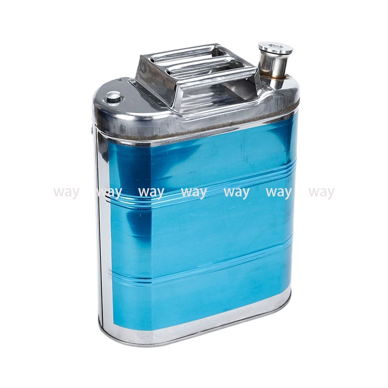 10L 20L Litres 201 Stainless Steel Fuel Tank Petrol Storage Oil Jerrycan Gas Can Car Motorcycle Truck Car Fuel-jugs