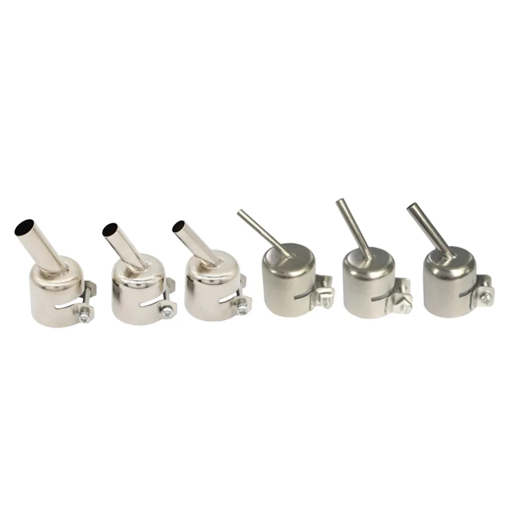 

1pc 45 Degree Curved Angle Welding Nozzle For 850 Series Hot Air Rework Station Stainless steel 3mm, 4mm, 5mm, 6mm, 8mm, 10mm