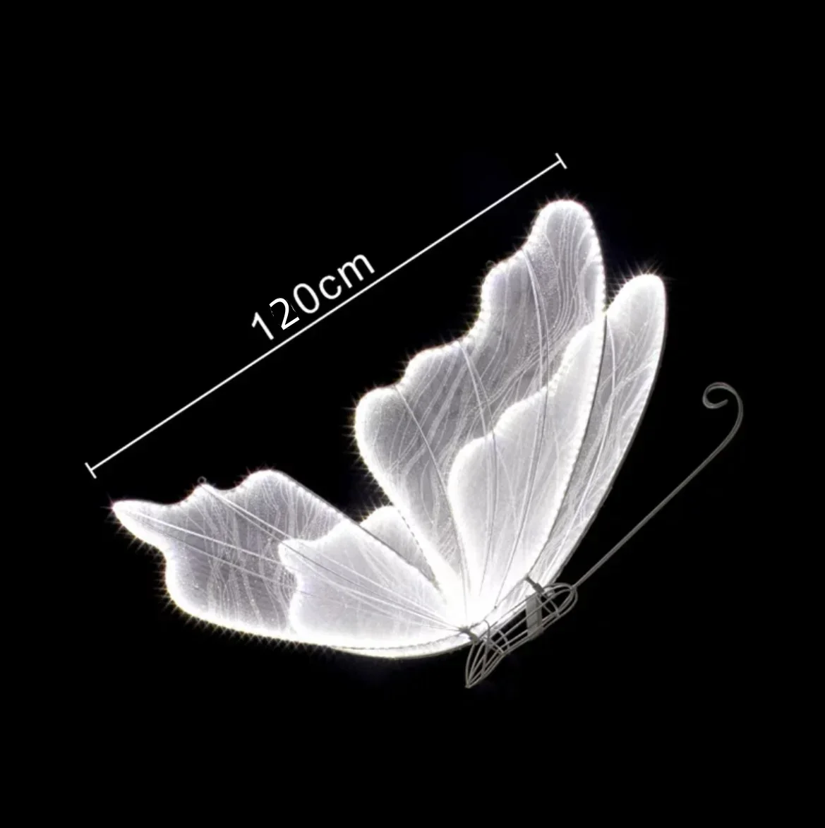 Wedding Decor Light Ceiling Butterflies LED Romantic Decoration for Road Load Walkway Party Stage Lights.