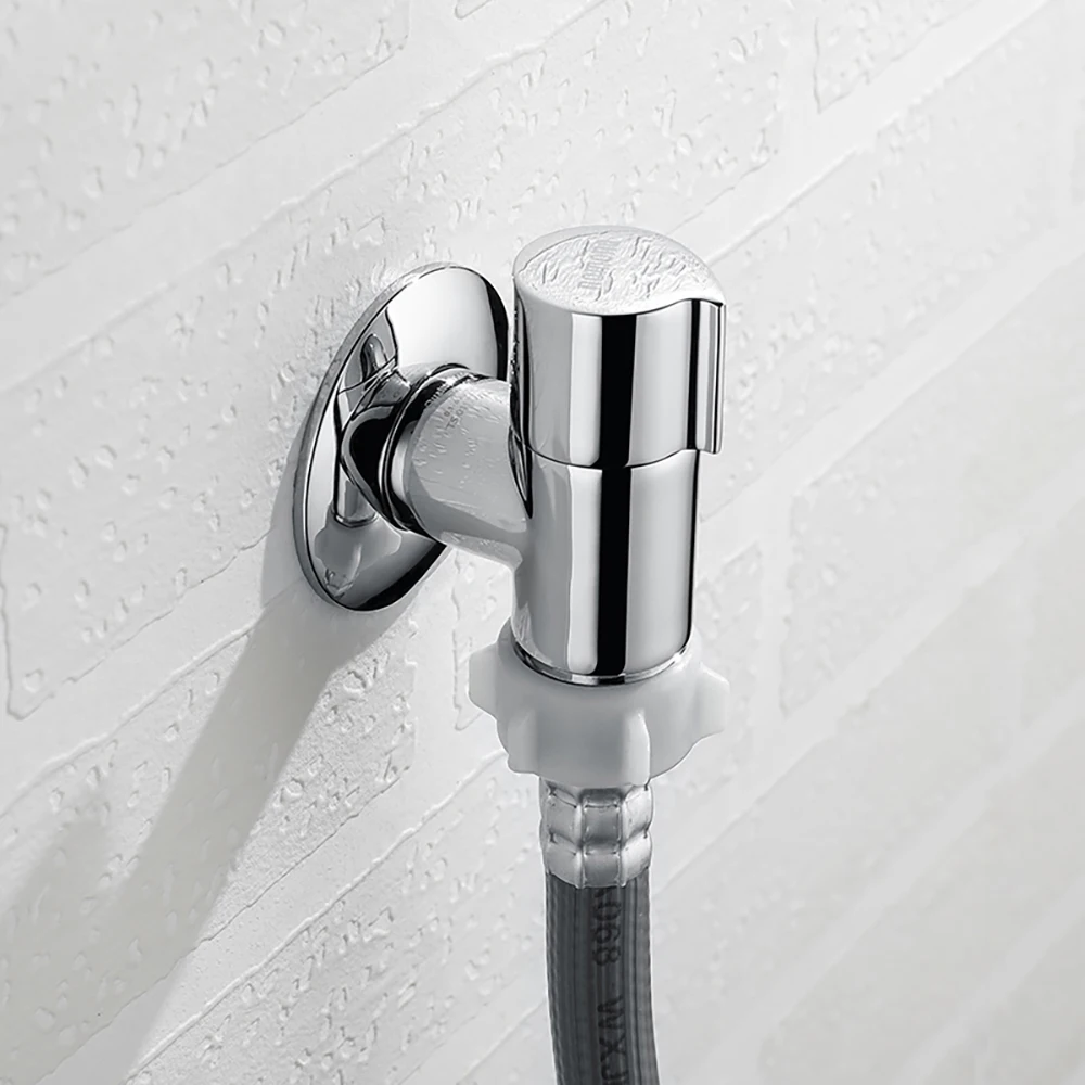nomona Dishwasher and Washing Machine Faucet for Wall Mounted Cold Water Bibcock Male G1/2" to Male G3/4" Angle valve