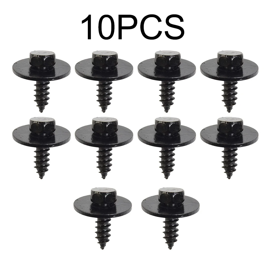 

Hex Head Screw Truck 07147129160 10PCS Black Exterior Accessories For BMW E46 E60 E90 Replace Install Brand New