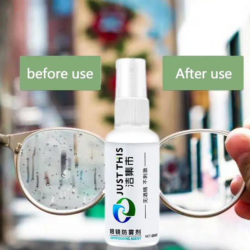

Anti-Fog Spray Fog Solution Glasses Anti Fog Spray Swim Goggles Lens Spray For Glasses Lens Cleaner Anti-Mist Spray Antifogging