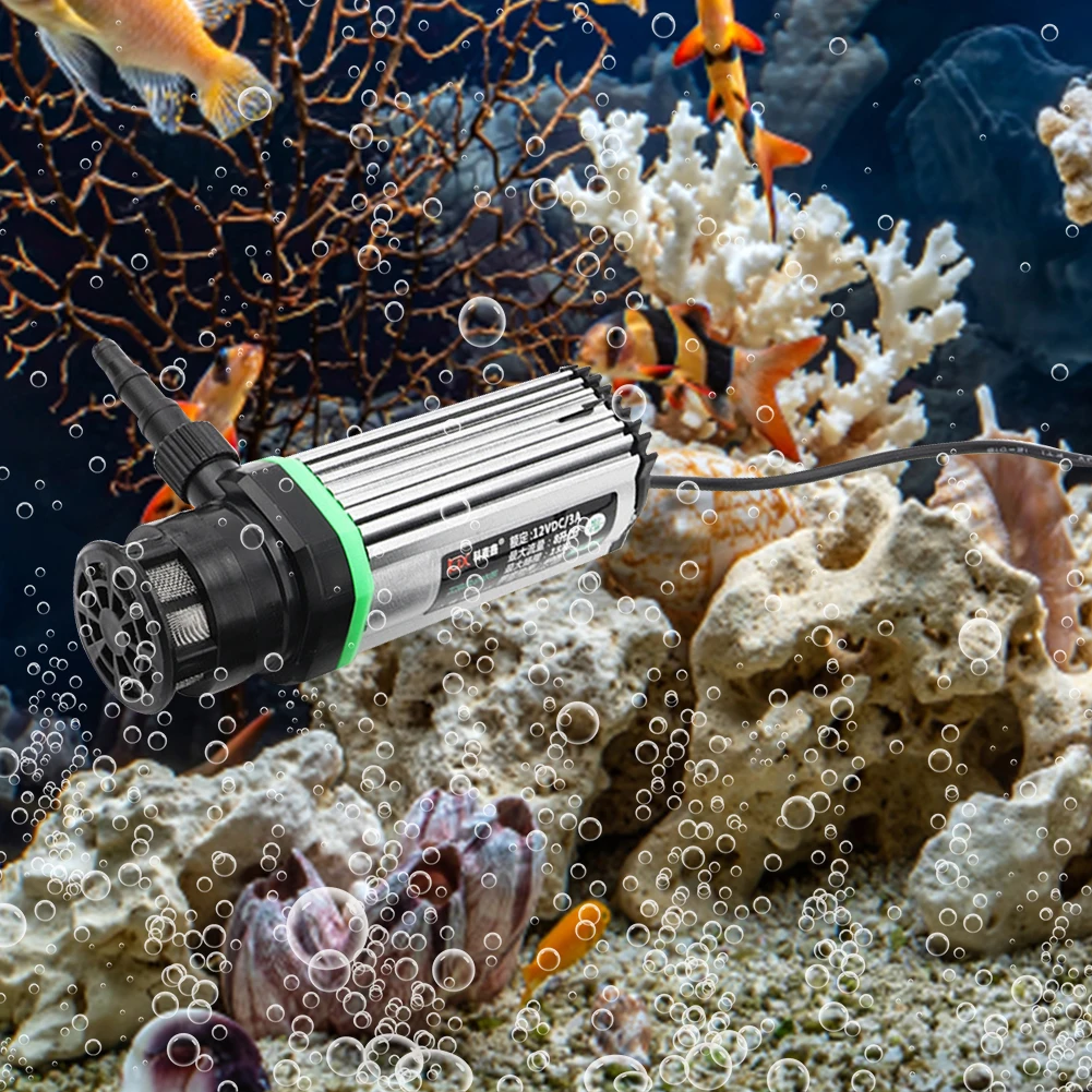 DC 12V Mini Fountain Pump Ultra-quiet Multifunctional Water Flow Speed Adjustable for Slotting/Cutting/Water Drilling Machine