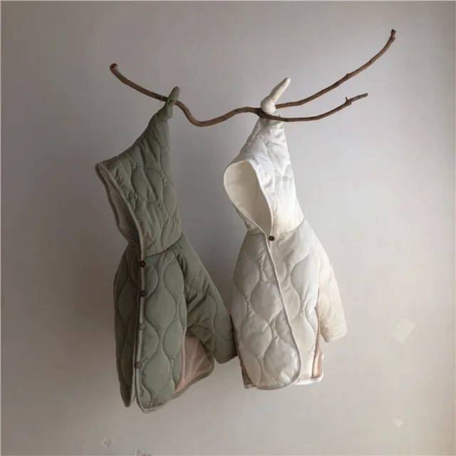 귀여운 아기 만들어줄 아기 소녀 소년 따뜻한 면 패딩 후드 재킷