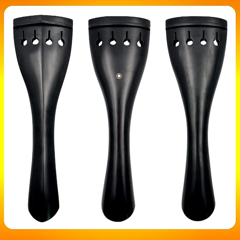 1pcs good Ebony 3/4 4/4 Double Bass Upright Bass Tailpiece + Endline Tailgut Tailcord,bass parts