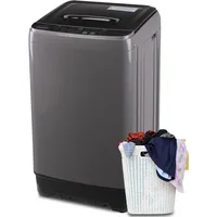Washing Machine Fully Automatic with Drain Pump, 13 Lbs Capacity, 10 Wash Program & 8 Water Levels, Portable Washing Machine 1