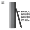 XP-Pen X3 Battery-free Digital Stylus with 9 Replace Nibs Suit for Artist Series (2nd Gen),Deco L/ LW  M/ MW,Artist Pro 16 1