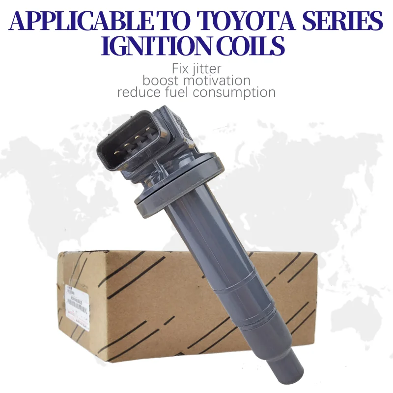 1psc ignition coil for Toyota Corolla 1.5L Yarisowitz 1.3L 1.5L Vios 90080-19021 90919-02265 90919-T2003 90919-02240