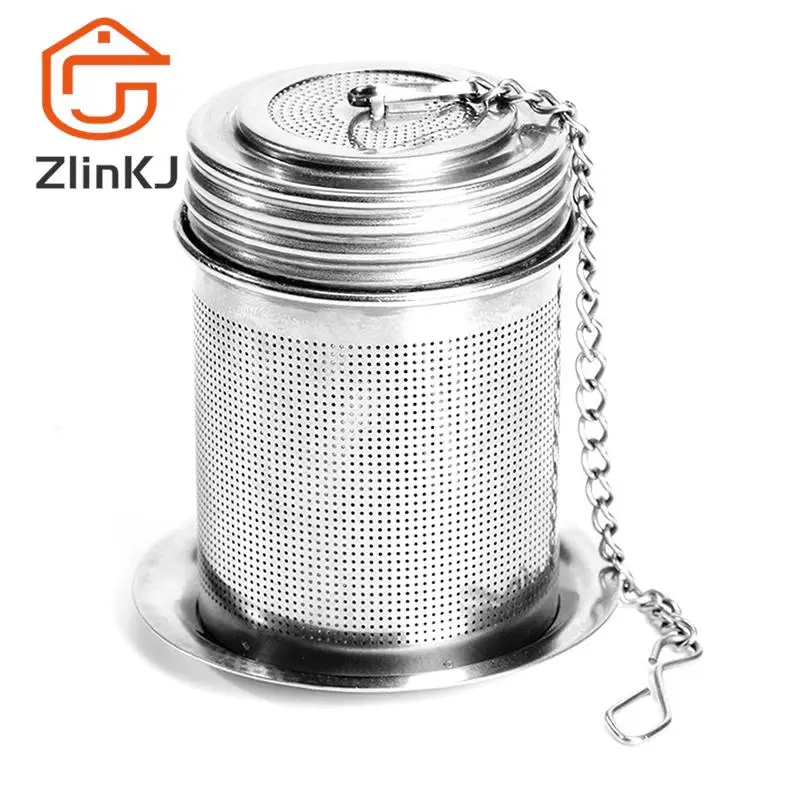 

1PC Creative Stainless Steel Tea Infuser Strainer Leaf Spice Herbal Teapot Reusable Mesh Filter Home Kitchen Accessories