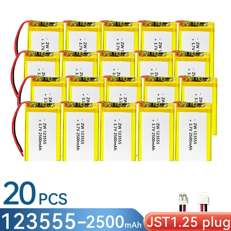 20PCS JST1.25 plug