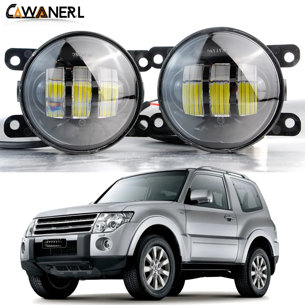

Передняя светодиодная противотуманная фара в сборе, 2 шт., для Mitsubishi Pajero IV Van V80 V90 Box 2007 2008 2009 2010 2021 2012