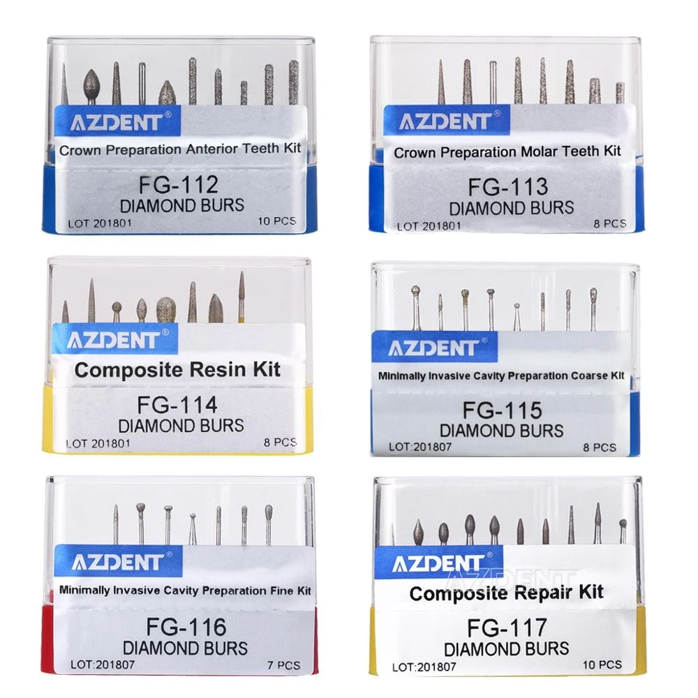 AZDENT Dental-Diamantbohrer FG Polierer für Hochgeschwindigkeits-Handstücke – Polierwerkzeuge für die Zahnmedizin – Detail 2
