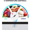 QWCommercial Cool Upright Freezer,Stand Up Freezer 2.8 Cu Ft with Reversible Door,Black 3