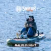 Nawakar Inflatable Paddle Board Kayak Portable Paddling Board with Padded Seat Inflatable Adventure Boat for Fishing,Thrilling