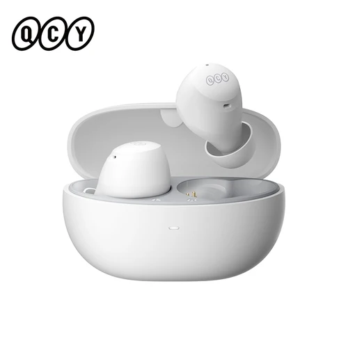큐씨와이 ANC 무선 이어폰, 40dB 노이즈 캔슬링 TWS 이어버드, 6 마이크, AI HD 통화, 블루투스 5.2, HiFi 헤드폰, 32H 재생, HT07 8