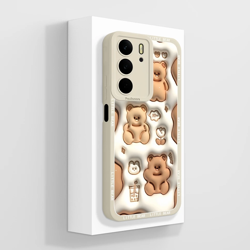 Creative Style Silicone Painted Anti-Drop Protective Phone Case