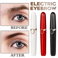 Electric Eyebrow Trimmer Usb Rechargeable Eye Brow Epilator Women Mini Soft Shaper Shaver Painless Razor Facial Hair Remover 2