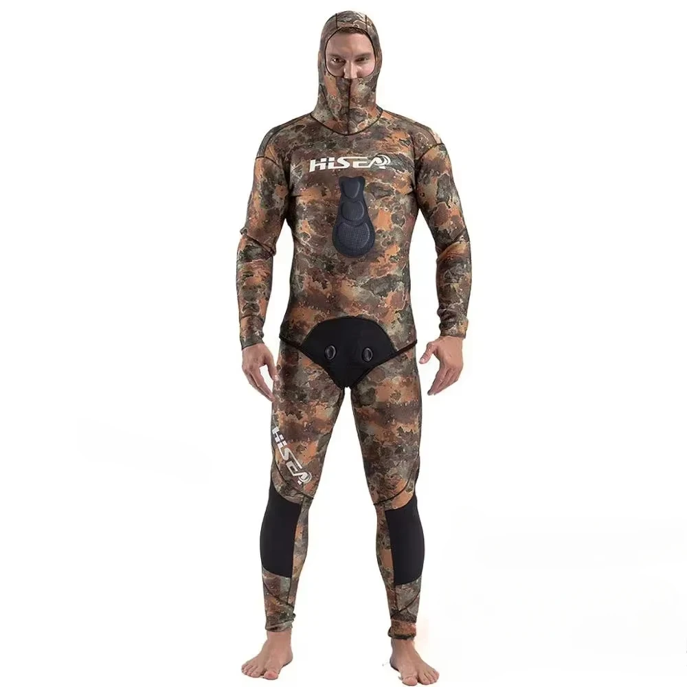 Cressi Tracina Peche Combinaison en Néoprène Camouflage Dark Digital