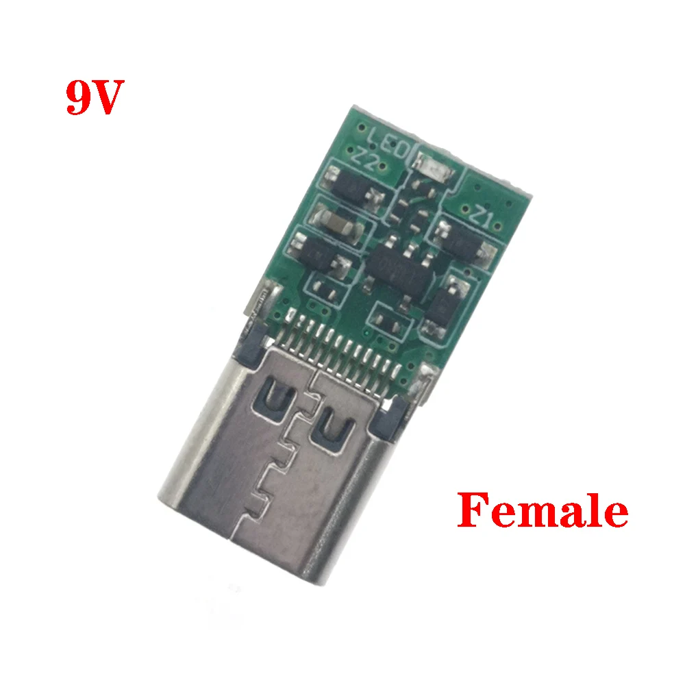 USB-C 3.1 Typ-C Stecker 5V 9V 12V 15V 20V Männlich-Weiblich-Adapter zum Löten von Kabeln PD-Trigger-Stecker Schnellladung – Detail 12