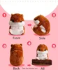Cute Hamster Flannel Seat Cushion With 1.7M Blanket Silk Cotton Core Hand Warmer Pillow Home Decoration Car Office Sofa Cushion 3