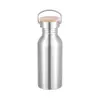 Stainless Steel Sports Fitness Bottle Bicycle Water Bottle Single Walled Insulated Metal Flask 4