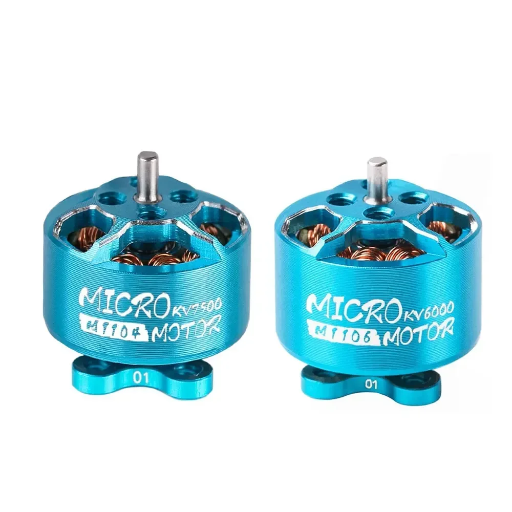Moteur Brushless M1104 7500KV / M1106 6000KV pour Drone FPV Micro