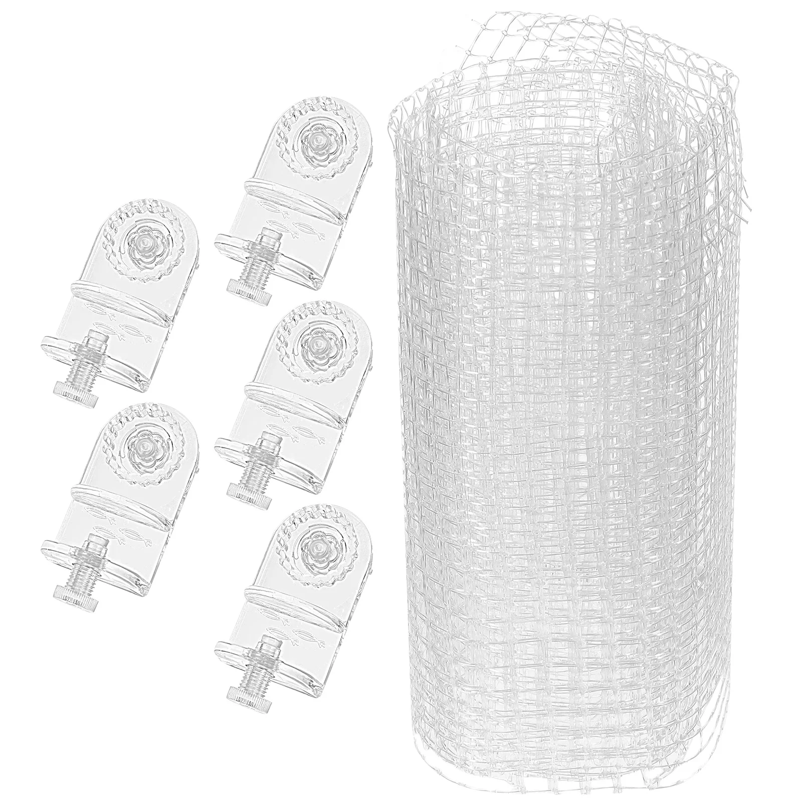 

Anti-jump Net for Fish Tank Netting Cover Protective Convenient Glass Terrarium Can Be Cut