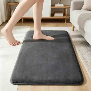 Coral Velvet Floor Mat 1