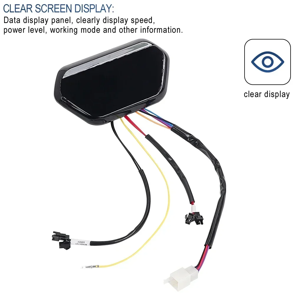 Electric Bike Dashboard LCD Display Screen Bicycle Meter Control Panel for E-Bike Scooter Dash Board Speedometer Odometer Parts