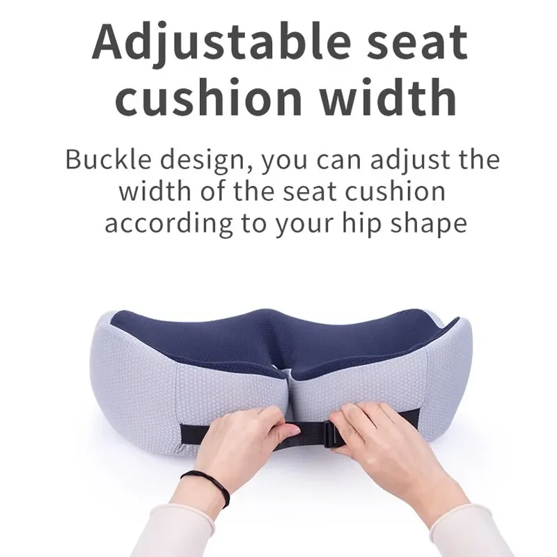 Comfort Memory Foam Office Chair Seat Cushion Pain Relief for Coccyx Hemorrhoid Tailbone Prostate Sciatica Pelvic Sores 3