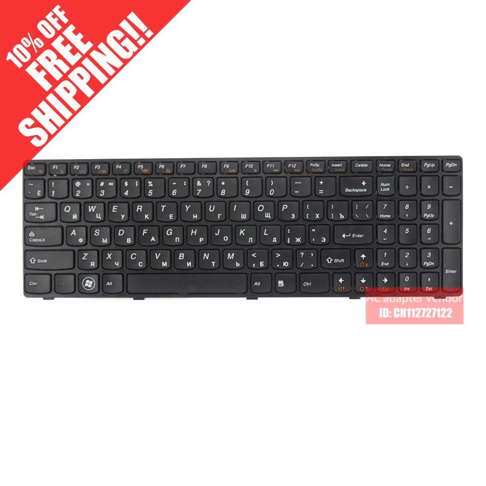 FOR LENOVO IdeaPad V580A G570 Z560 Z565 G575 RU laptop keyboard