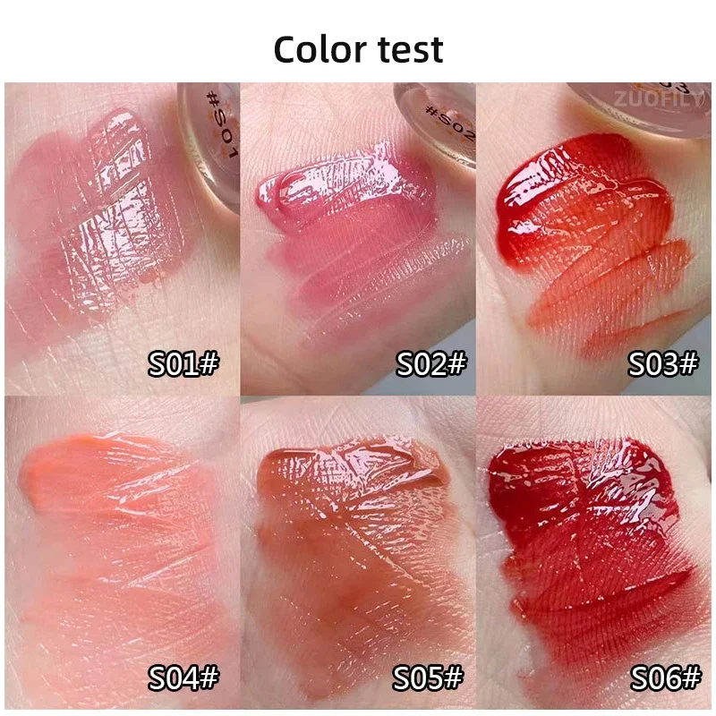 6 Colors Mirror Lip Gloss Moisturizing Nude Lipgloss