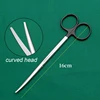 Nasal peeling blunt head scissors straight elbow tissue scissors 1pcs 4