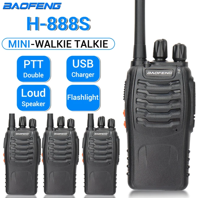  BAOFENG BF-888S Walkie Talkie 20 Pack Rechargeable Handheld Two  Way Radio with Headset : Electronics