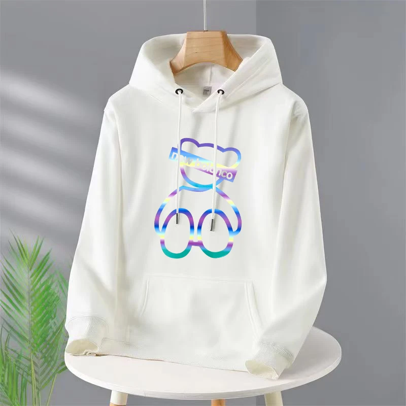

Design Bear Printing For Men's/Women Casual Fashion Brand Hoodies Loose Pullover Versatile Comfortable Sweater With Hood Y2k