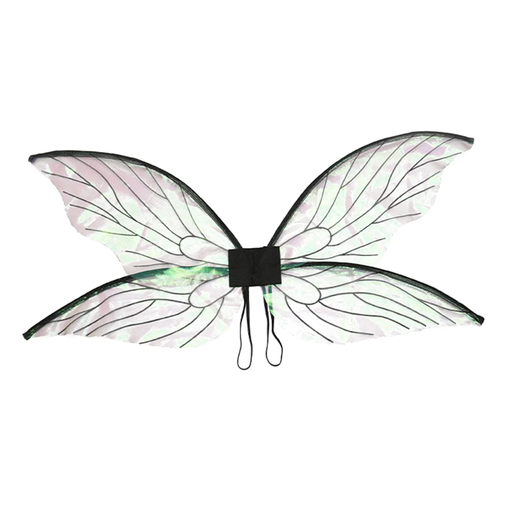 

Women Girls Cicada Wings Dragonfly Elf Wings Fairy Halloween Cosplay Costume Festive Party Masquerade Props Dress Up