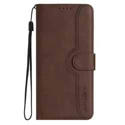 Magnetic Flip Wallet Phone Case - Premium Protective Smart Cover for Honor 90 (Coffee)