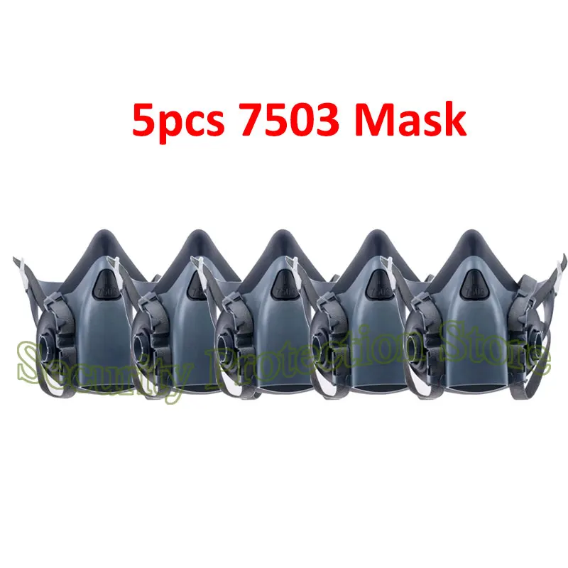 5pcs 7503 Gas Mask