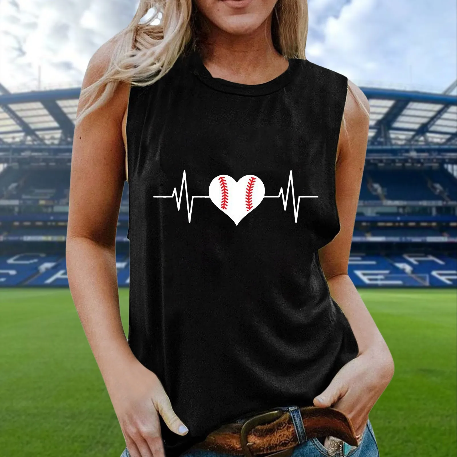 

Майка женская с принтом восхода солнца, Повседневная рубашка без рукавов для походов и горных походов, топ для йоги