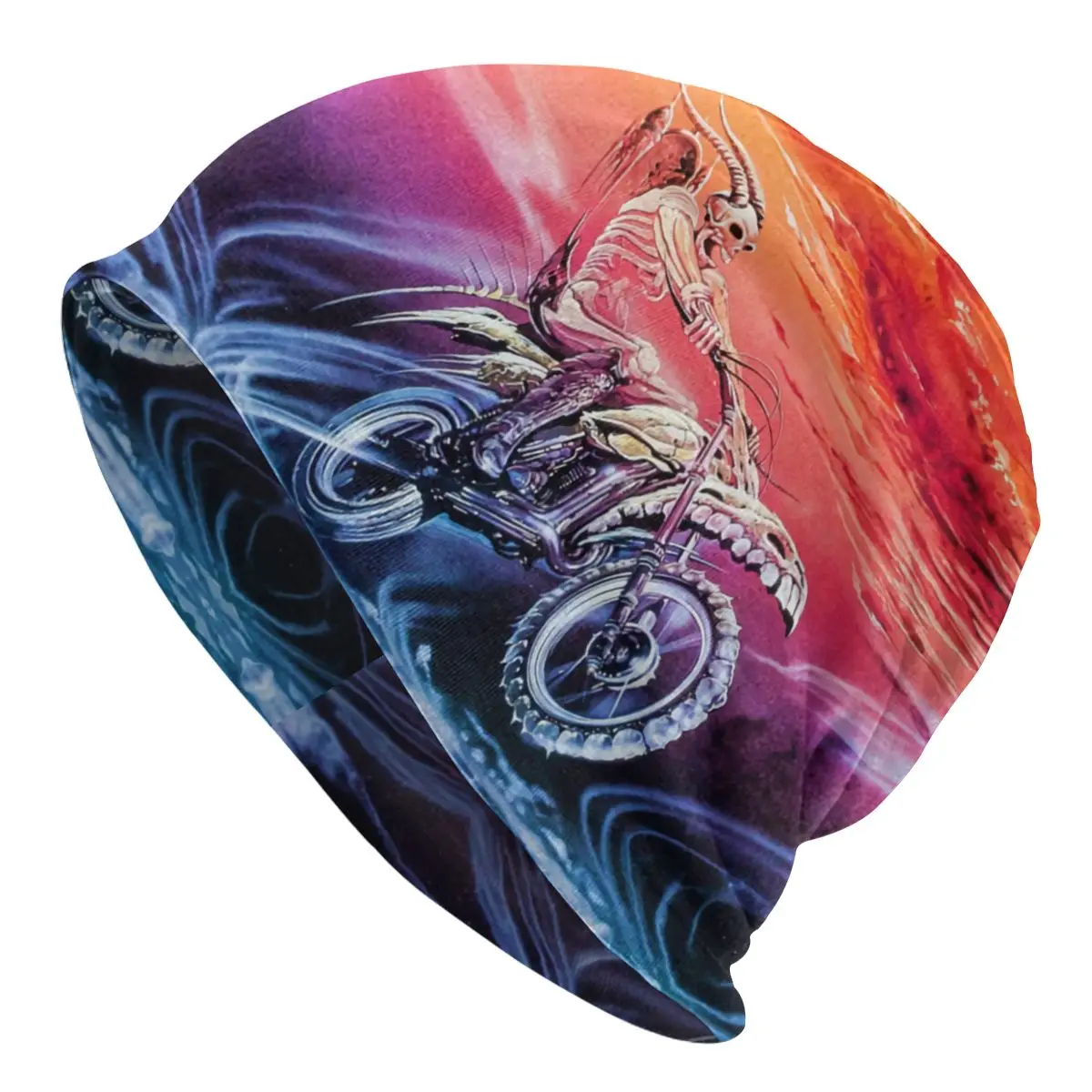 Vintage Skull Mtb Bicycle Rider Berretti Berretti Uomo Donna Unisex Trend Winter Warm Knitting Hat Adult Mountain Bike Bonnet Hats