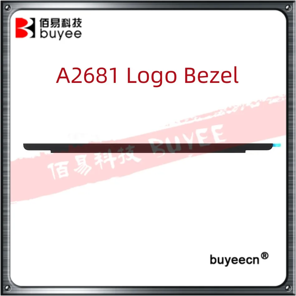 3 Pz Originale A2681 Logo Lunetta Copertura In Vetro Per Macbook Air Retina 13 "M2 A2681 Logo Strip A2681 Schermo Lcd Logo Anteriore Vetro